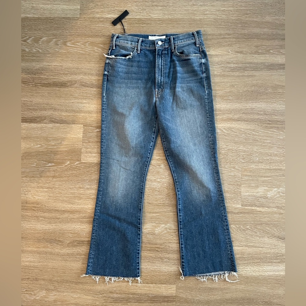 Mother Superior The Hustler Ankle Fray Jeans